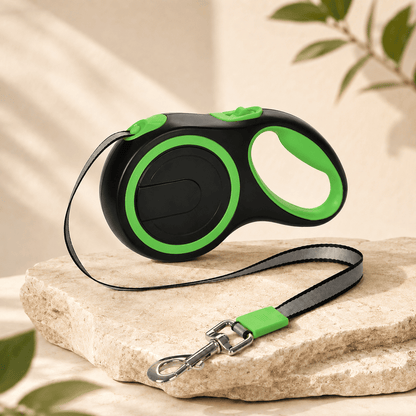 laisse chien vert